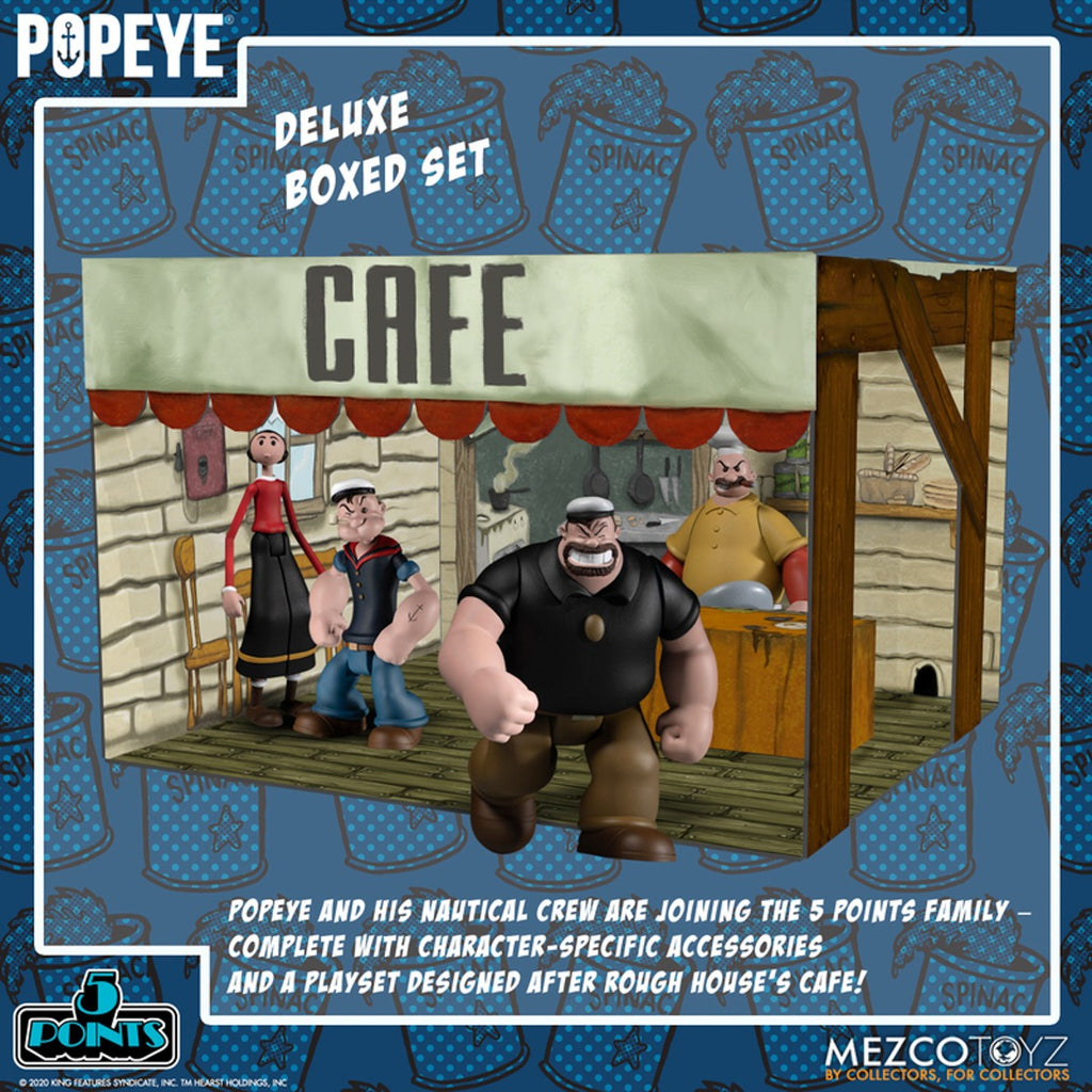 Popeye Deluxe Boxed Set - Popeye - Mezco
