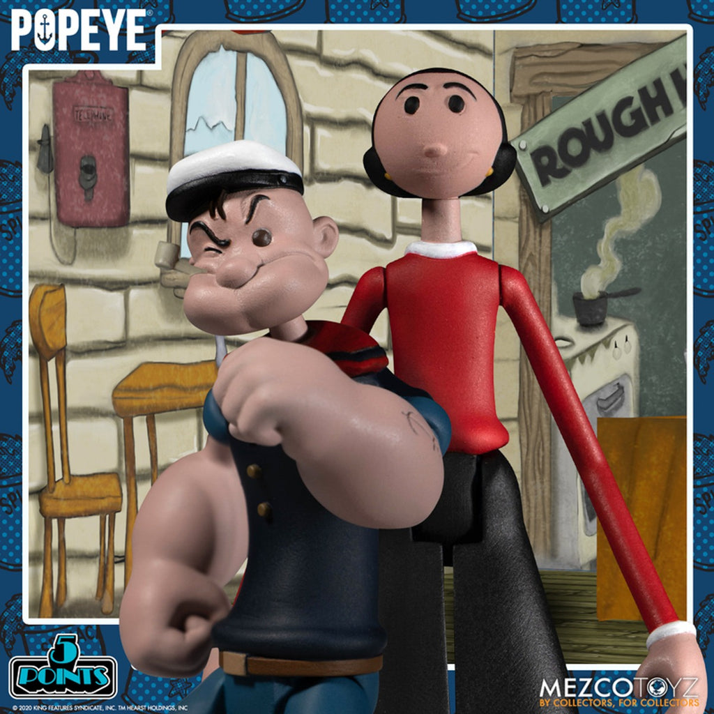 Popeye Deluxe Boxed Set - Popeye - Mezco