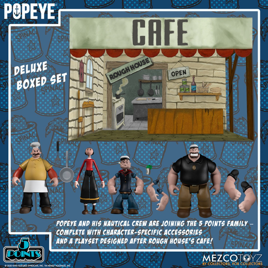 Popeye Deluxe Boxed Set - Popeye - Mezco