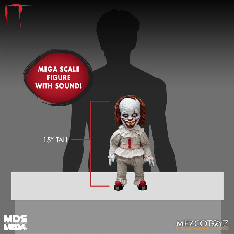 It Talking Sinister Pennywise - Pennywise 2017 - MDS Mega Scale - Mezco
