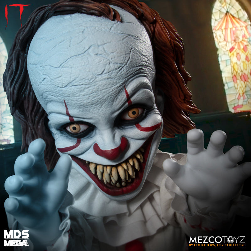 It Talking Sinister Pennywise - Pennywise 2017 - MDS Mega Scale - Mezco