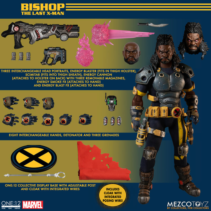 Bishop - Marvel - 1/12 Collective - Mezco – Iron Studios Brasil