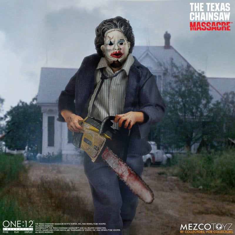 Figura Leatherface Deluxe Edition - O massacre da Serra Elétrica 1974 - 1/12 Collective - Mezco