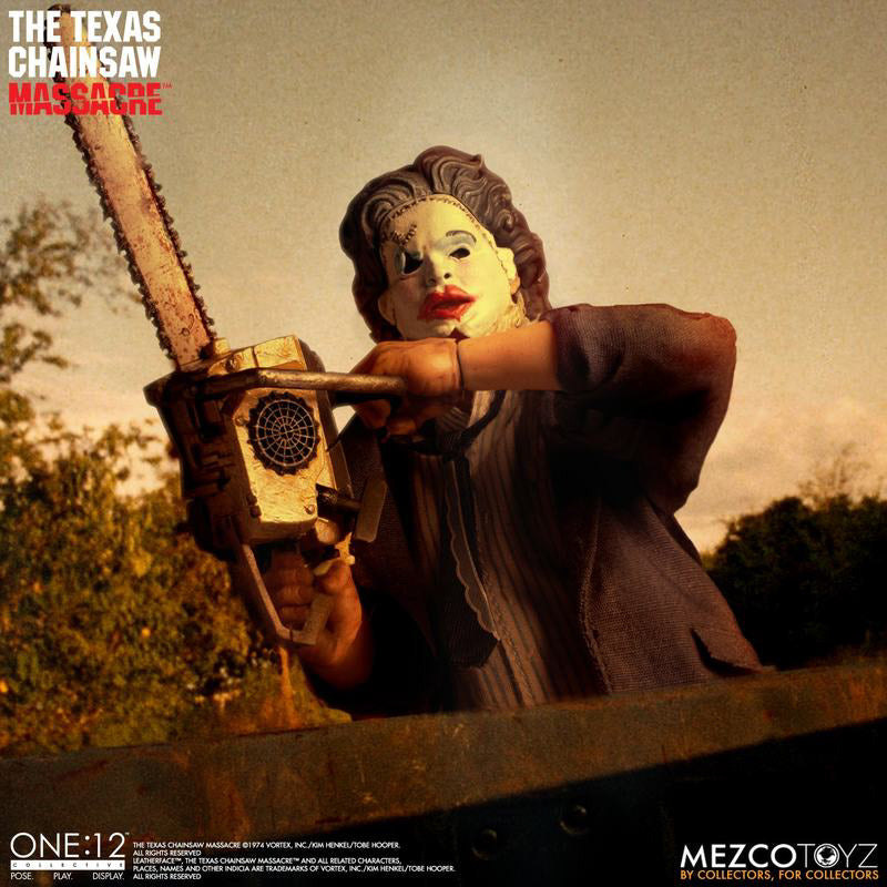 Figura Leatherface Deluxe Edition - O massacre da Serra Elétrica 1974 - 1/12 Collective - Mezco