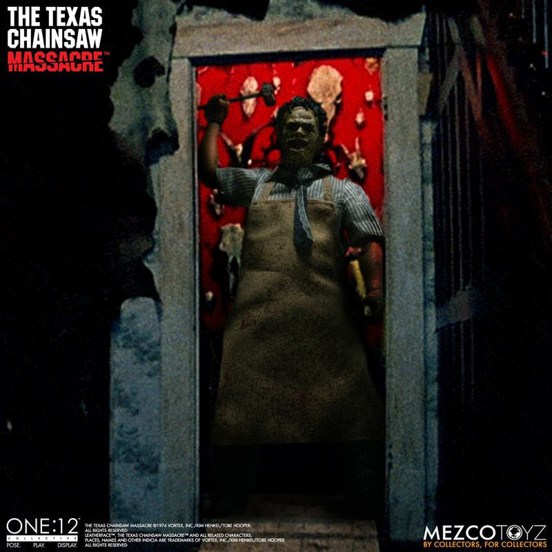 Figura Leatherface Deluxe Edition - O massacre da Serra Elétrica 1974 - 1/12 Collective - Mezco
