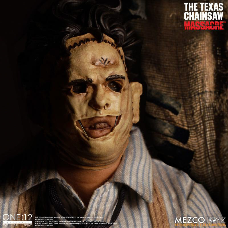 Figura Leatherface Deluxe Edition - O massacre da Serra Elétrica 1974 - 1/12 Collective - Mezco