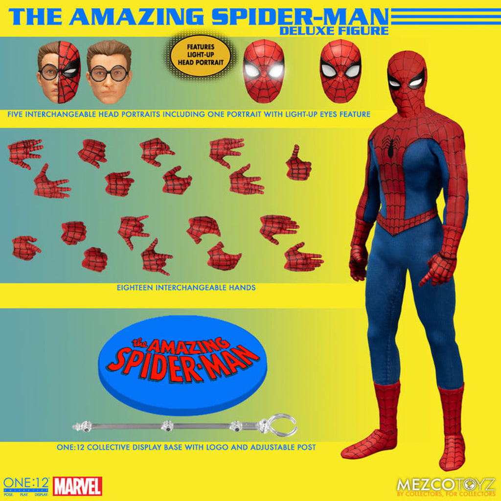 Figura O Espetacular Homem-Aranha Deluxe Edition - Marvel - One12 Collective - Mezco