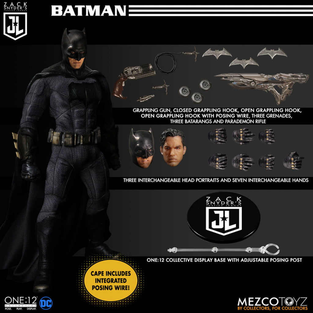 Figura Liga da Justiça Box Set - Zack Snyder's - One12 Collective - Mezco
