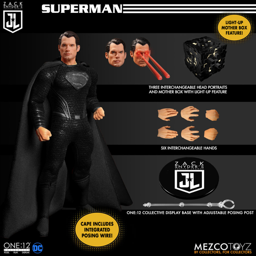 Figura Liga da Justiça Box Set - Zack Snyder's - One12 Collective - Mezco