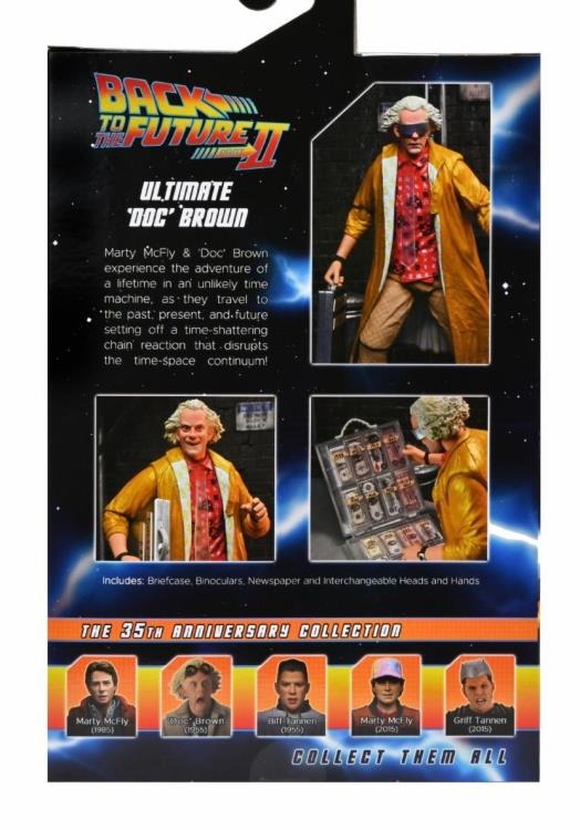 Figura Ultimate Doc Brown (2015) - Back to the Future -  7 Scale - Neca