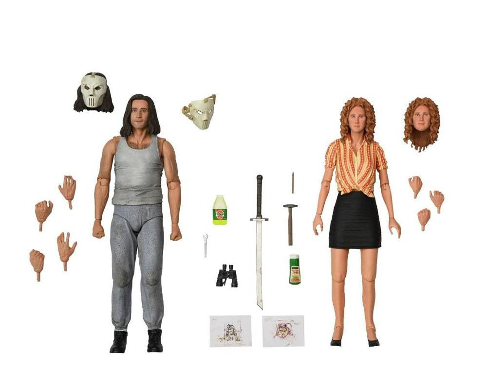 Figura April O Neil & Casey Jones - TMNT 1990 - 7 Scale Action Figure - Neca