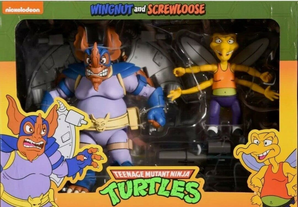 Figura Wingnut and Screwloose - Teenage Mutant Ninja Turtles (Cartoon) - 7 Scale Action Figure - Neca