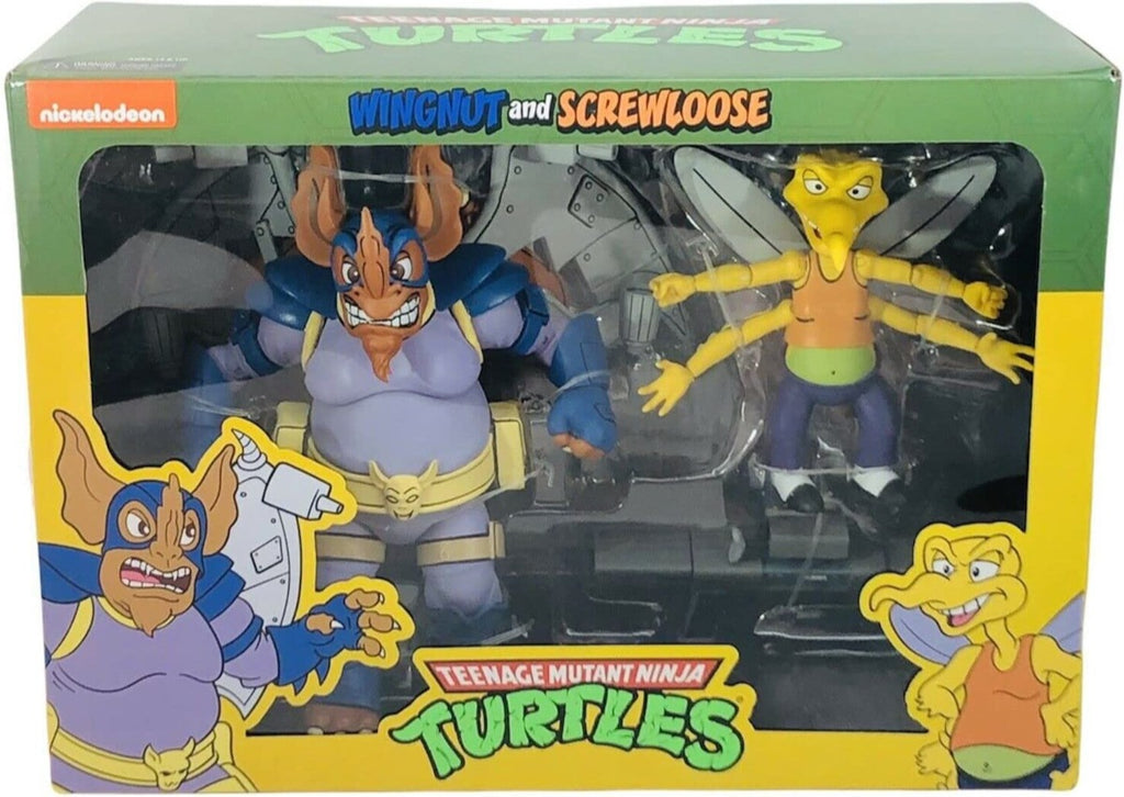 Figura Wingnut and Screwloose - Teenage Mutant Ninja Turtles (Cartoon) - 7 Scale Action Figure - Neca