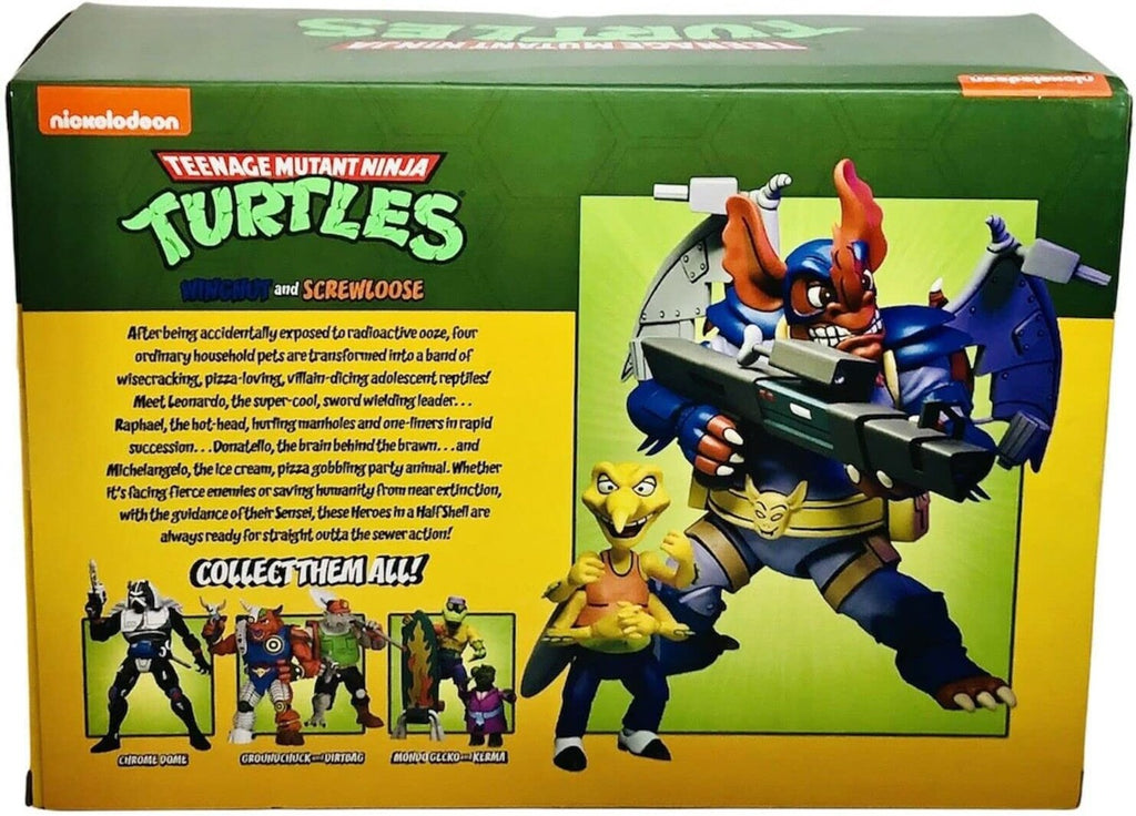Figura Wingnut and Screwloose - Teenage Mutant Ninja Turtles (Cartoon) - 7 Scale Action Figure - Neca