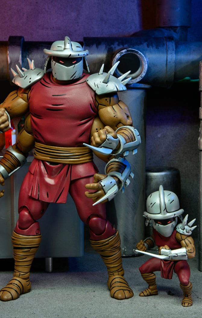 Figura Destruidor Clone and Mini Destruidor Deluxe - Tartarugas Ninja Mirage Comics - 7 Scale - Neca