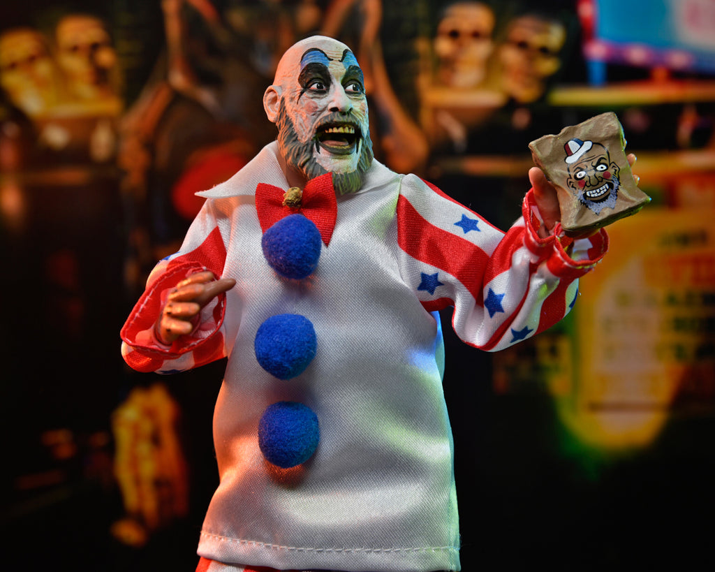 Figura Captain Spaulding - House of 1000 Corpses 20th Anniversary - 8'' Clothed - Neca