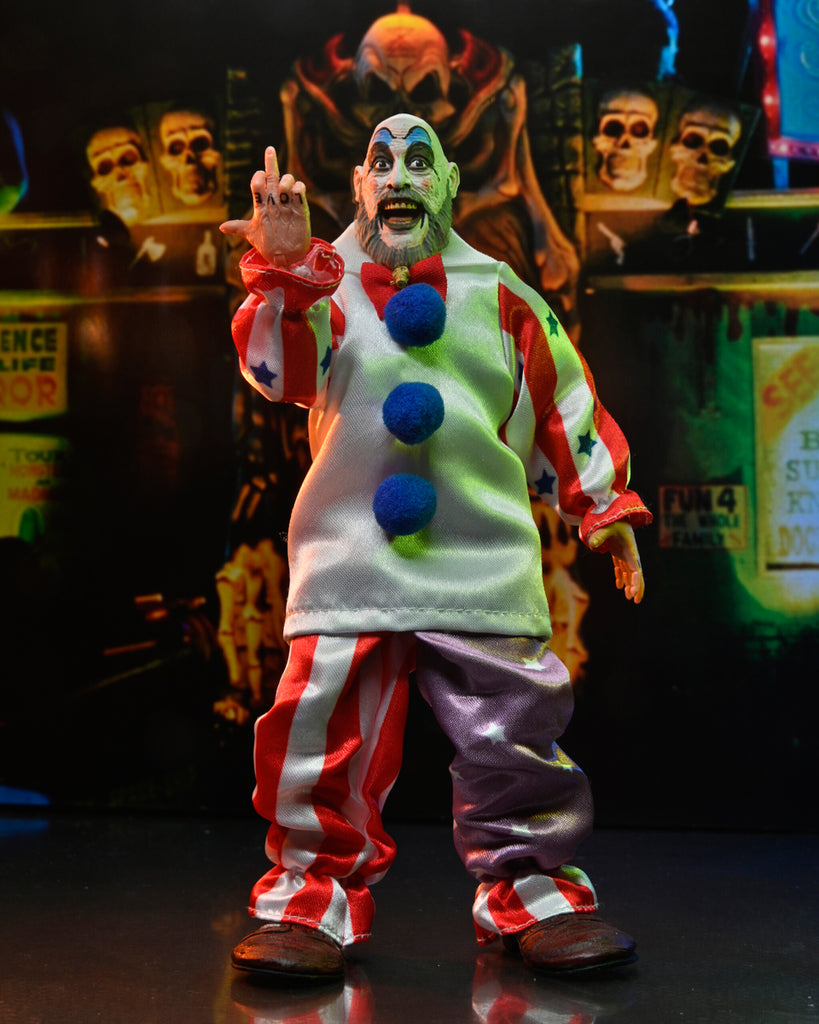 Figura Captain Spaulding - House of 1000 Corpses 20th Anniversary - 8'' Clothed - Neca