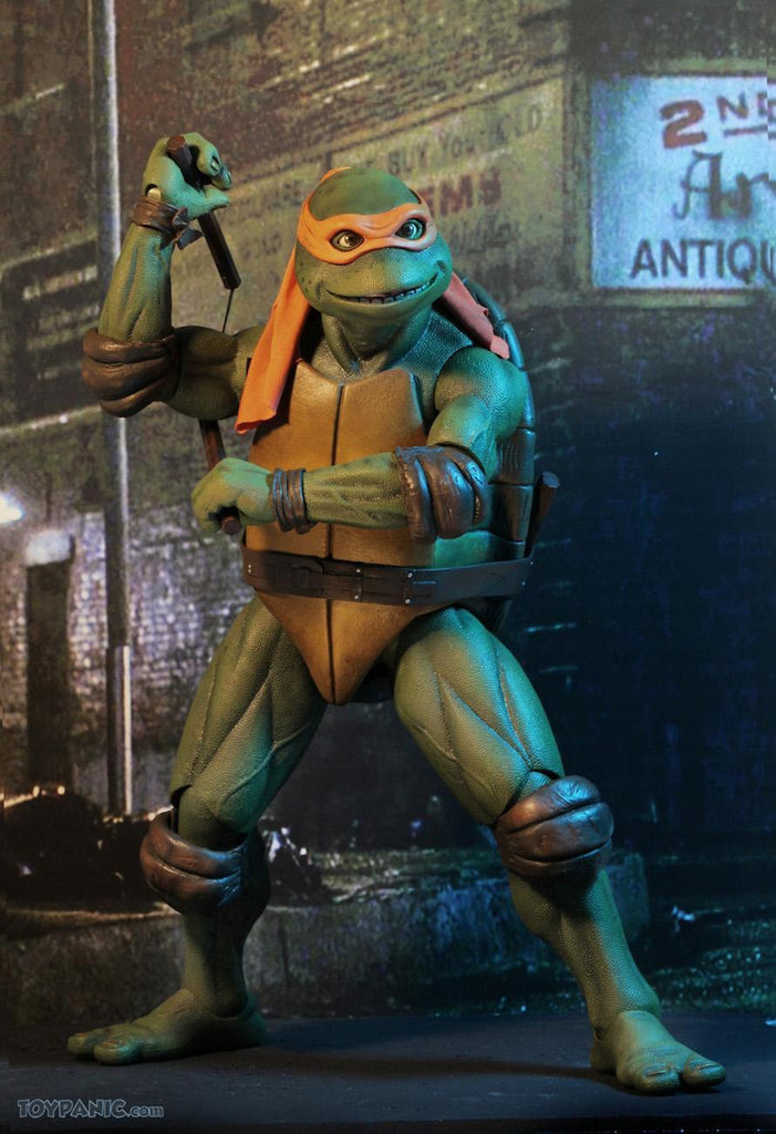Figura Michelangelo - Tartarugas Ninja 1990 Movie - 7'' Scale - Neca