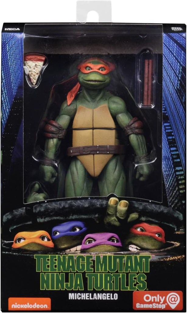 Figura Michelangelo - Tartarugas Ninja 1990 Movie - 7'' Scale - Neca
