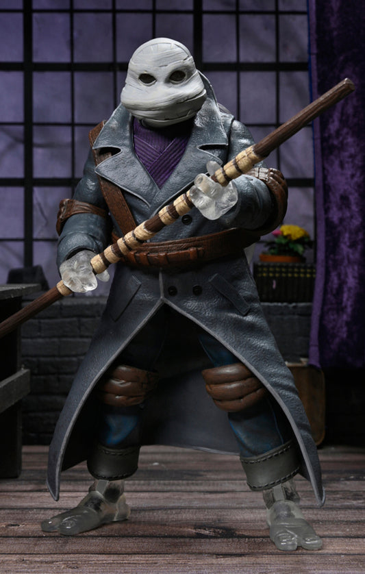 Figura Ultimate Donatello como Homem Invisível - Tartarugas Ninja x Universal Monsters - 7'' Scale - Neca