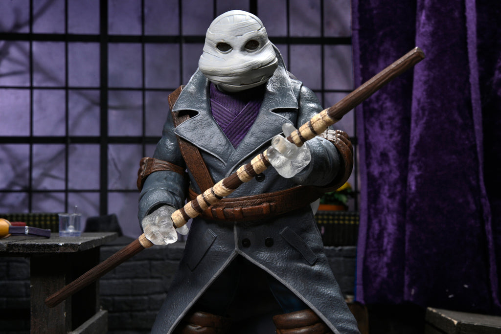 Figura Ultimate Donatello como Homem Invisível - Tartarugas Ninja x Universal Monsters - 7'' Scale - Neca