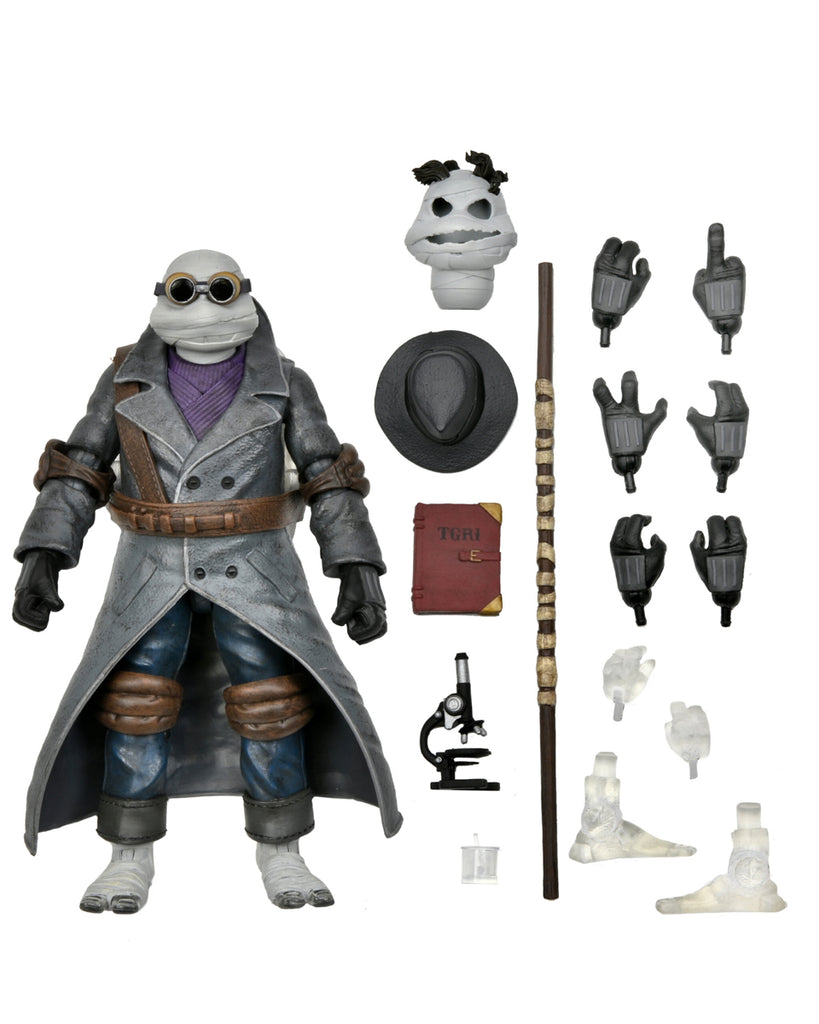 Figura Ultimate Donatello como Homem Invisível - Tartarugas Ninja x Universal Monsters - 7'' Scale - Neca