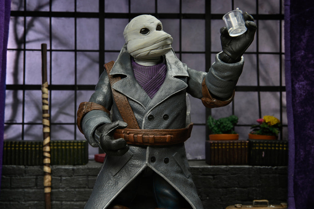 Figura Ultimate Donatello como Homem Invisível - Tartarugas Ninja x Universal Monsters - 7'' Scale - Neca