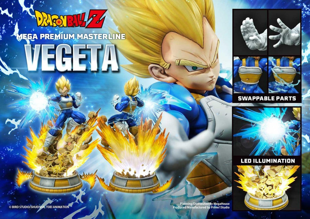Estátua Vegeta Super Saiyajin - Dragon Ball Z - Mega Premium Masterline 1/4 - Prime 1