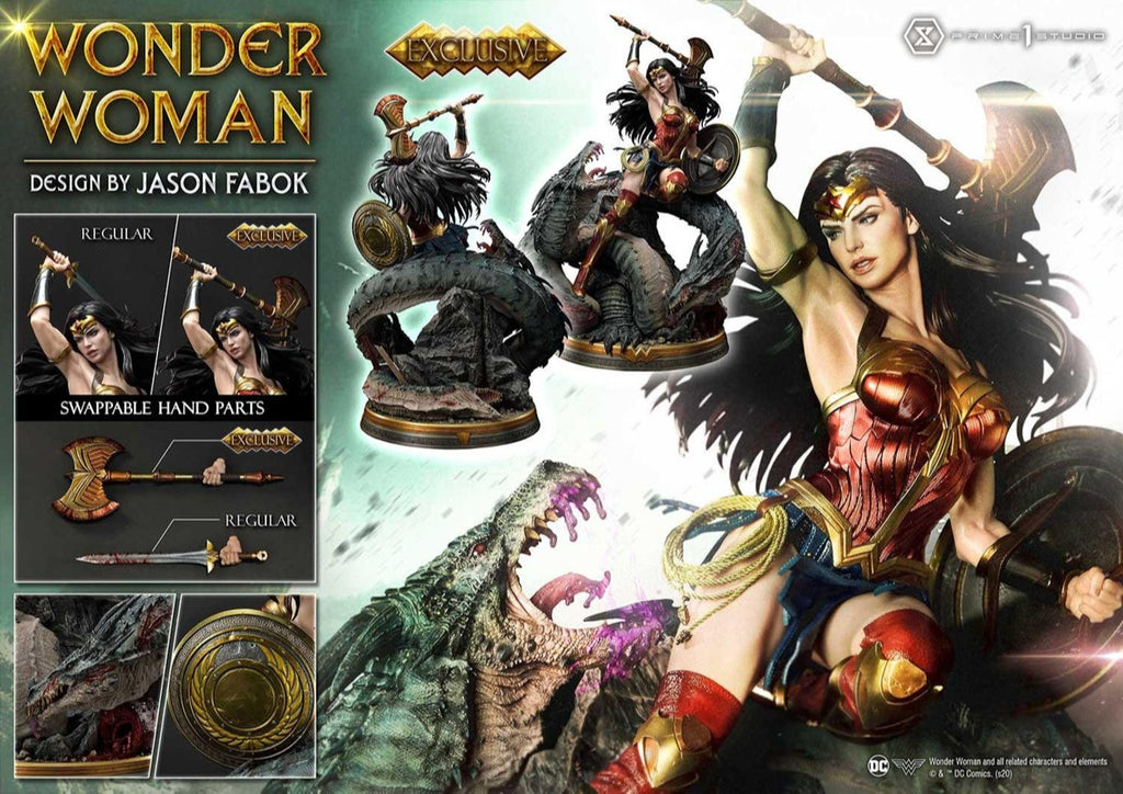Estátua Mulher Maravilha Vs Hidra By Jason Fabok Exclusive Version - DC Comics - Museum Masterline 1/3 - Prime 1