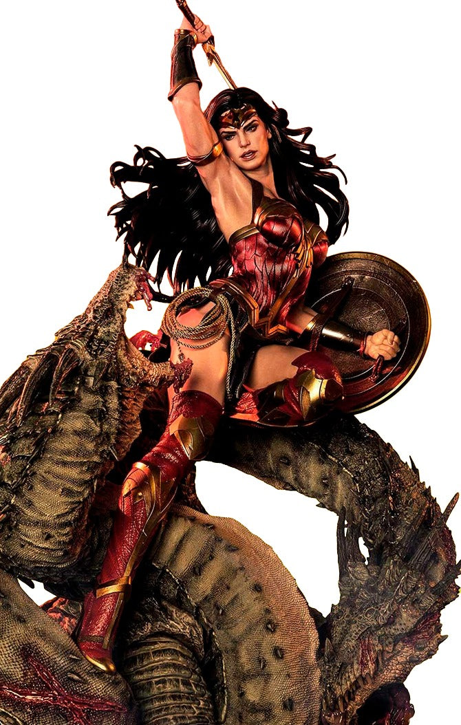 Estátua Mulher Maravilha Vs Hidra By Jason Fabok Exclusive Version - DC Comics - Museum Masterline 1/3 - Prime 1