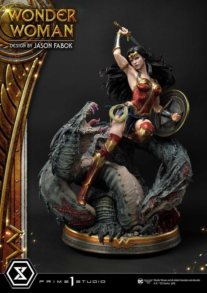 Estátua Mulher Maravilha Vs Hidra By Jason Fabok Exclusive Version - DC Comics - Museum Masterline 1/3 - Prime 1
