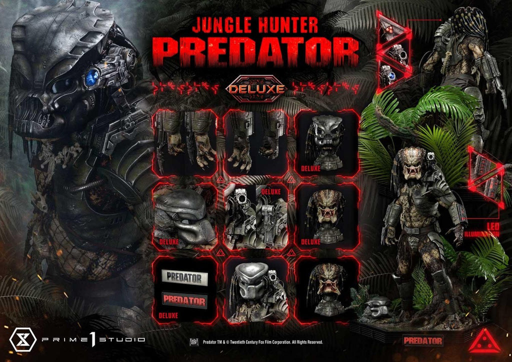 Estátua Jungle Hunter Predator Deluxe Bonus Version - Predator - Museum Masterline 1/3 - Prime 1
