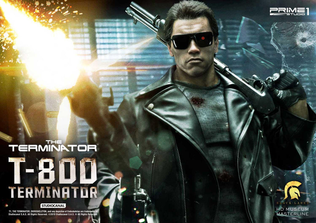 Estátua T-800 Terminator Deluxe - O Exterminador do Futuro - Museum Masterline 1/2 - Prime 1