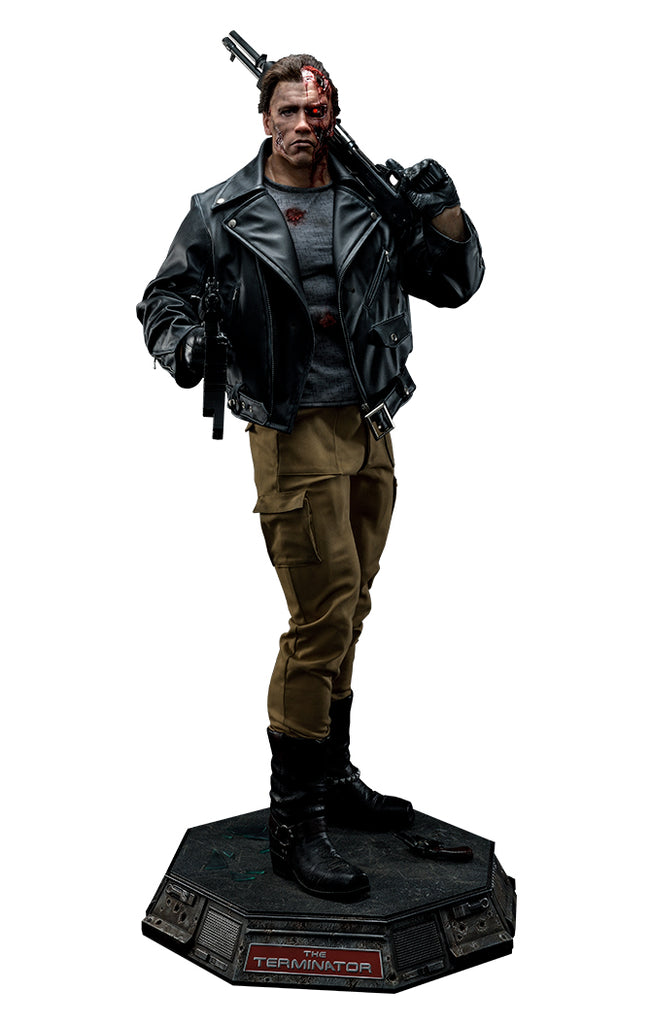 Estátua T-800 Terminator Deluxe - O Exterminador do Futuro - Museum Masterline 1/2 - Prime 1