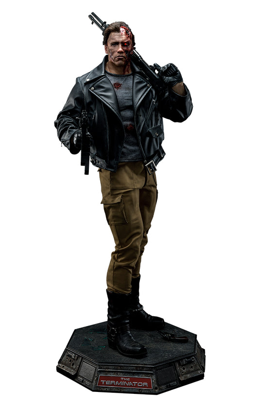Estátua T-800 Terminator Deluxe - O Exterminador do Futuro - Museum Masterline 1/2 - Prime 1