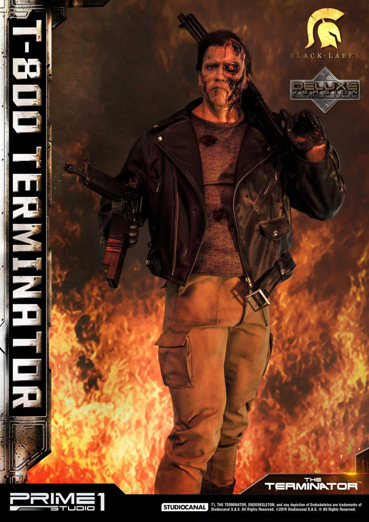 Estátua T-800 Terminator Deluxe - O Exterminador do Futuro - Museum Masterline 1/2 - Prime 1