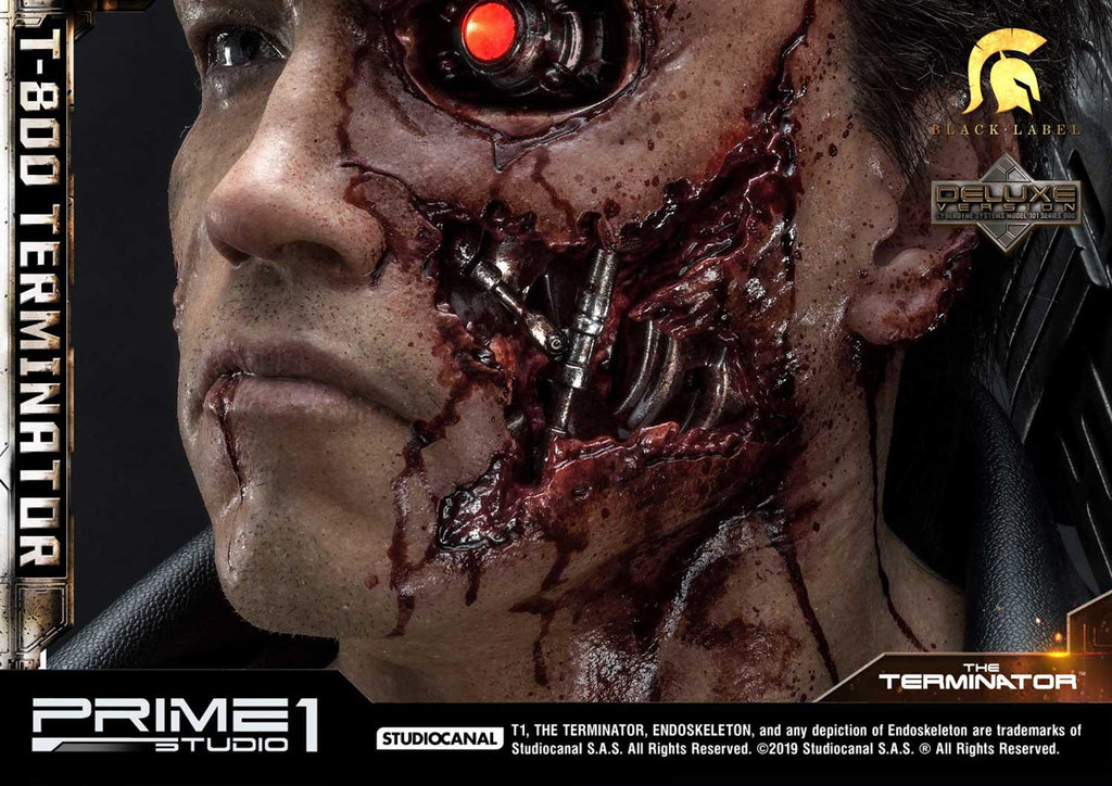 Estátua T-800 Terminator Deluxe - O Exterminador do Futuro - Museum Masterline 1/2 - Prime 1