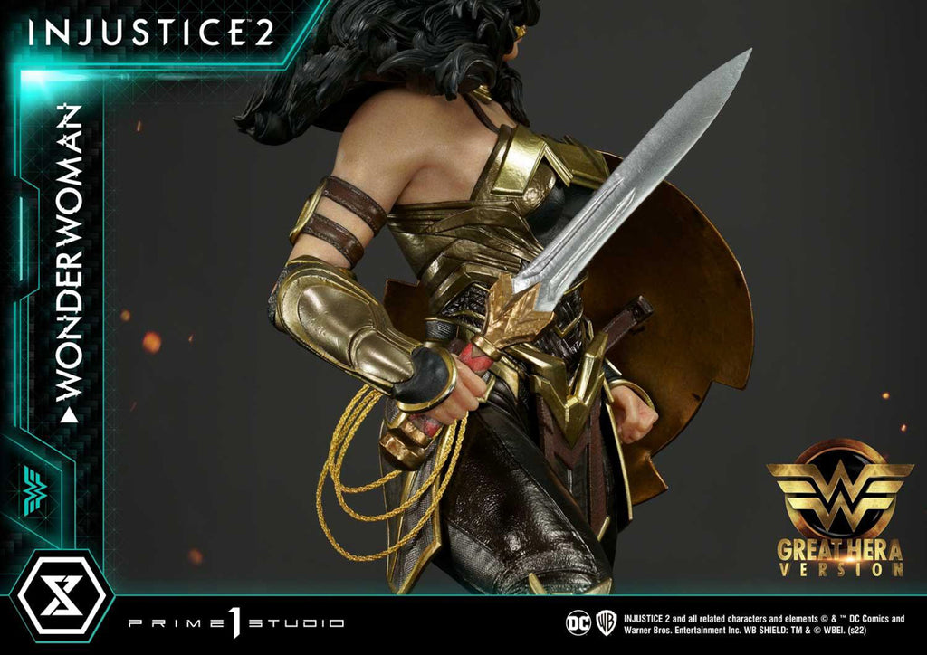 Estátua Mulher Maravilha Great Hera Version - Injustice 2 - Premium Masterline 1/4 - Prime 1