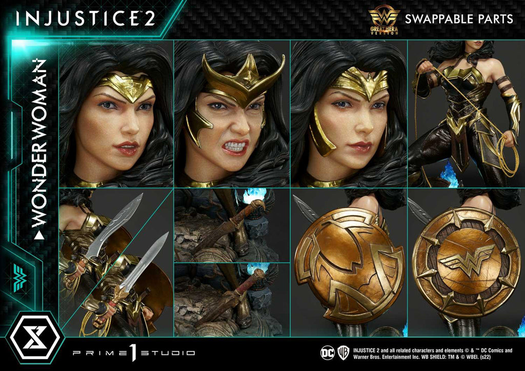 Estátua Mulher Maravilha Great Hera Version - Injustice 2 - Premium Masterline 1/4 - Prime 1