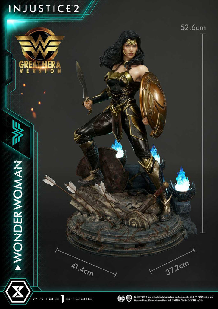 Estátua Mulher Maravilha Great Hera Version - Injustice 2 - Premium Masterline 1/4 - Prime 1