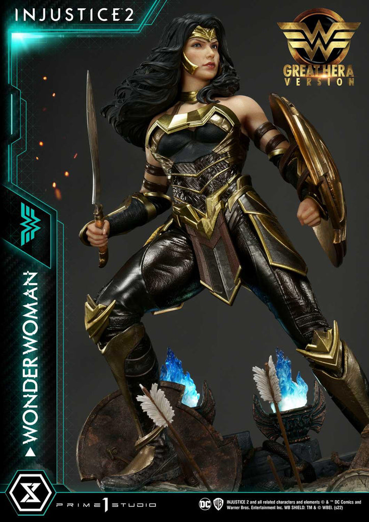 Estátua Mulher Maravilha Great Hera Version - Injustice 2 - Premium Masterline 1/4 - Prime 1