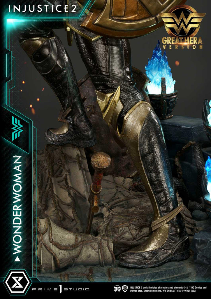 Estátua Mulher Maravilha Great Hera Version - Injustice 2 - Premium Masterline 1/4 - Prime 1