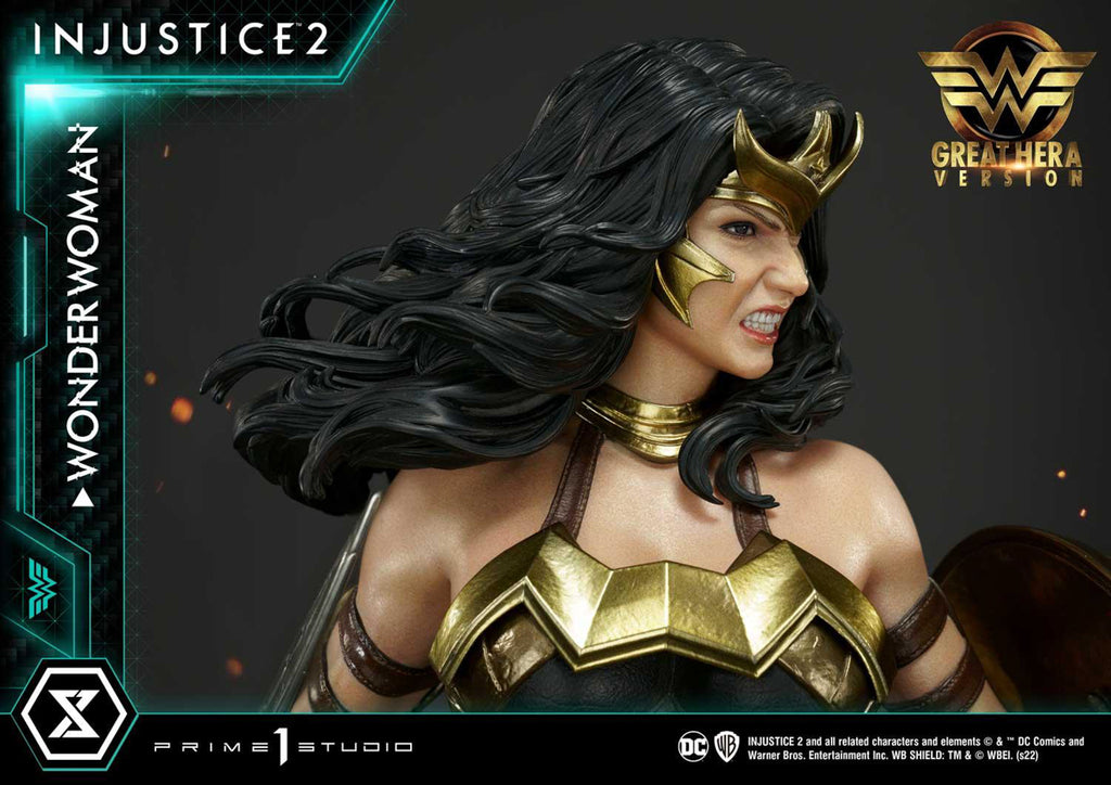 Estátua Mulher Maravilha Great Hera Version - Injustice 2 - Premium Masterline 1/4 - Prime 1