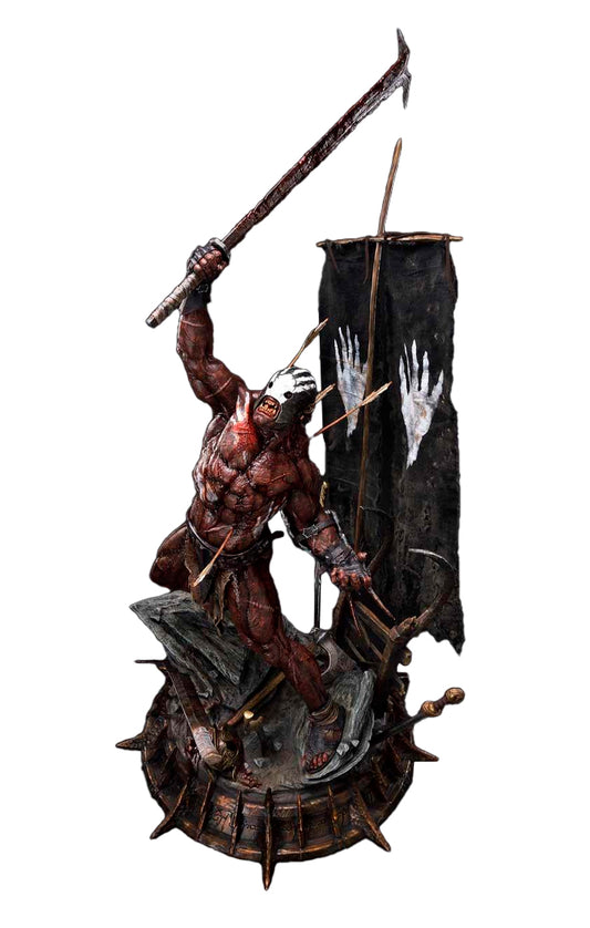 Estátua Uruk-Hai Berserker - O Senhor dos Anéis - Premium Masterline 1/4 - Prime 1