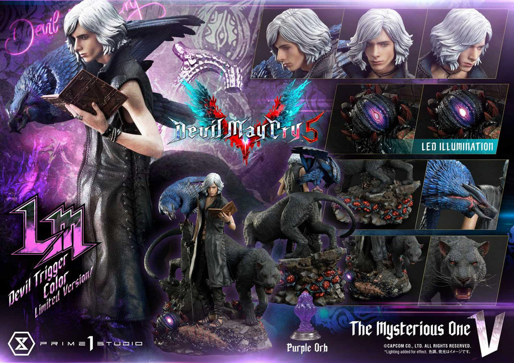 Estátua V - Devil Trigger Coloor Limited Version - Devil May Cry V - Ultimate Premium Masterline 1/4 - Prime 1