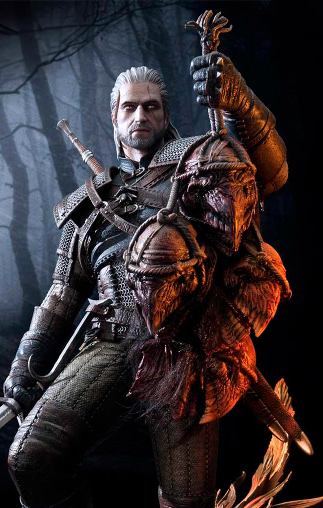 Estátua Geralt de Rivia - The Witcher 3 Wild Hunt - Museum Masterline 1/3 - Prime 1
