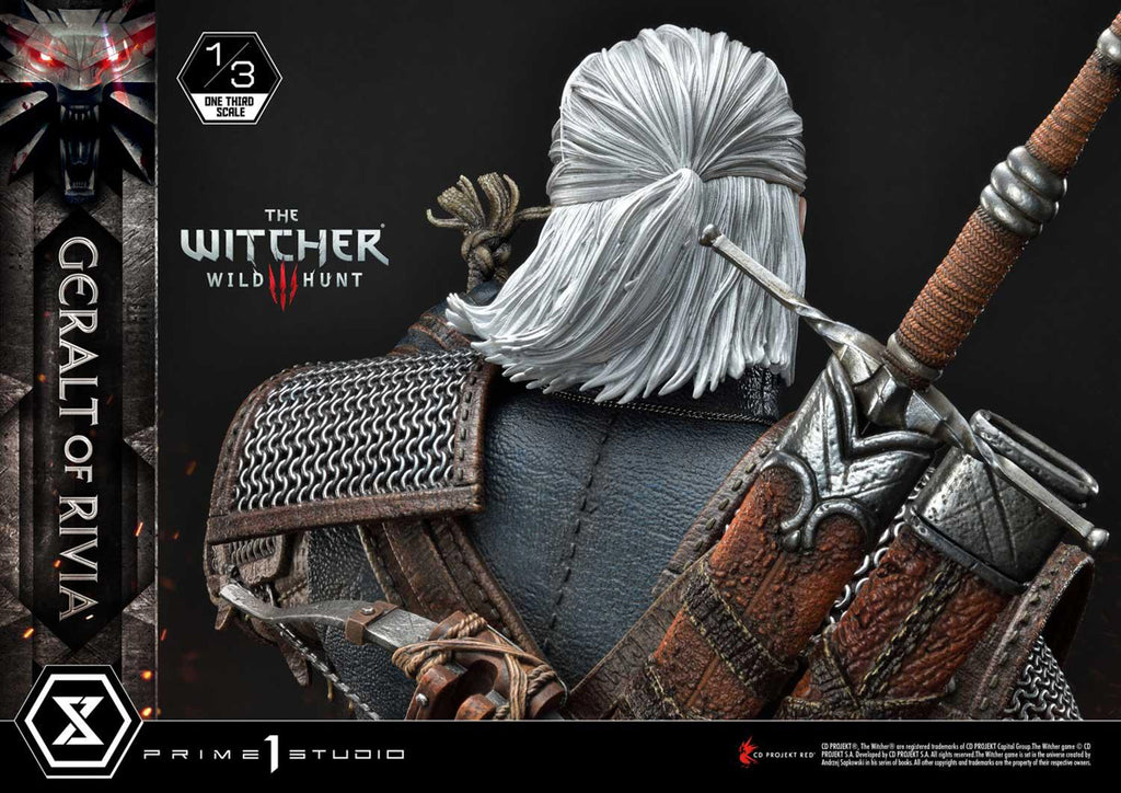 Estátua Geralt de Rivia - The Witcher 3 Wild Hunt - Museum Masterline 1/3 - Prime 1