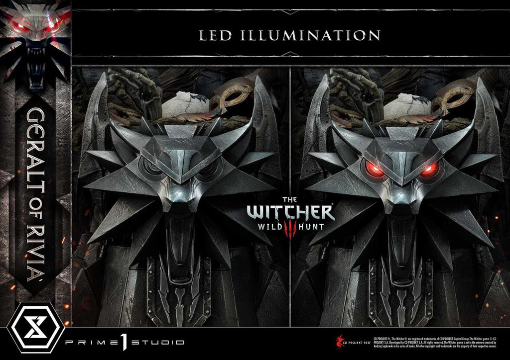 Estátua Geralt de Rivia - The Witcher 3 Wild Hunt - Museum Masterline 1/3 - Prime 1