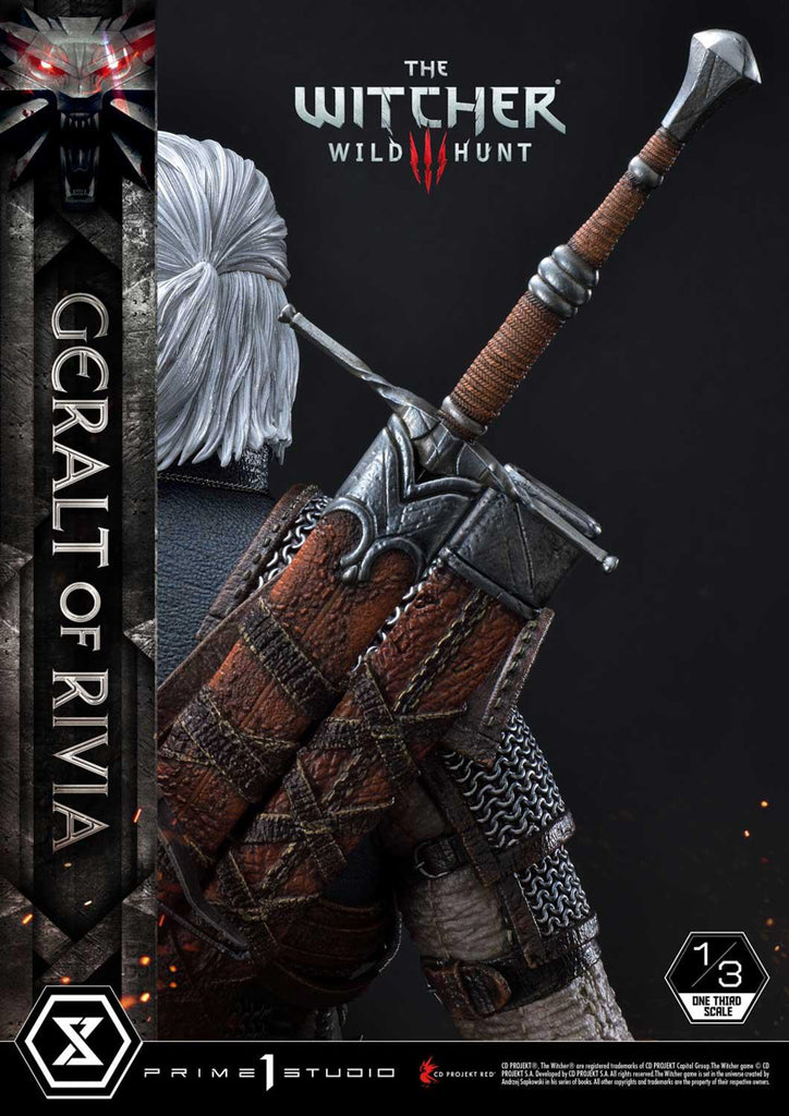 Estátua Geralt de Rivia - The Witcher 3 Wild Hunt - Museum Masterline 1/3 - Prime 1