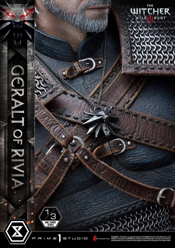 Estátua Geralt de Rivia - The Witcher 3 Wild Hunt - Museum Masterline 1/3 - Prime 1